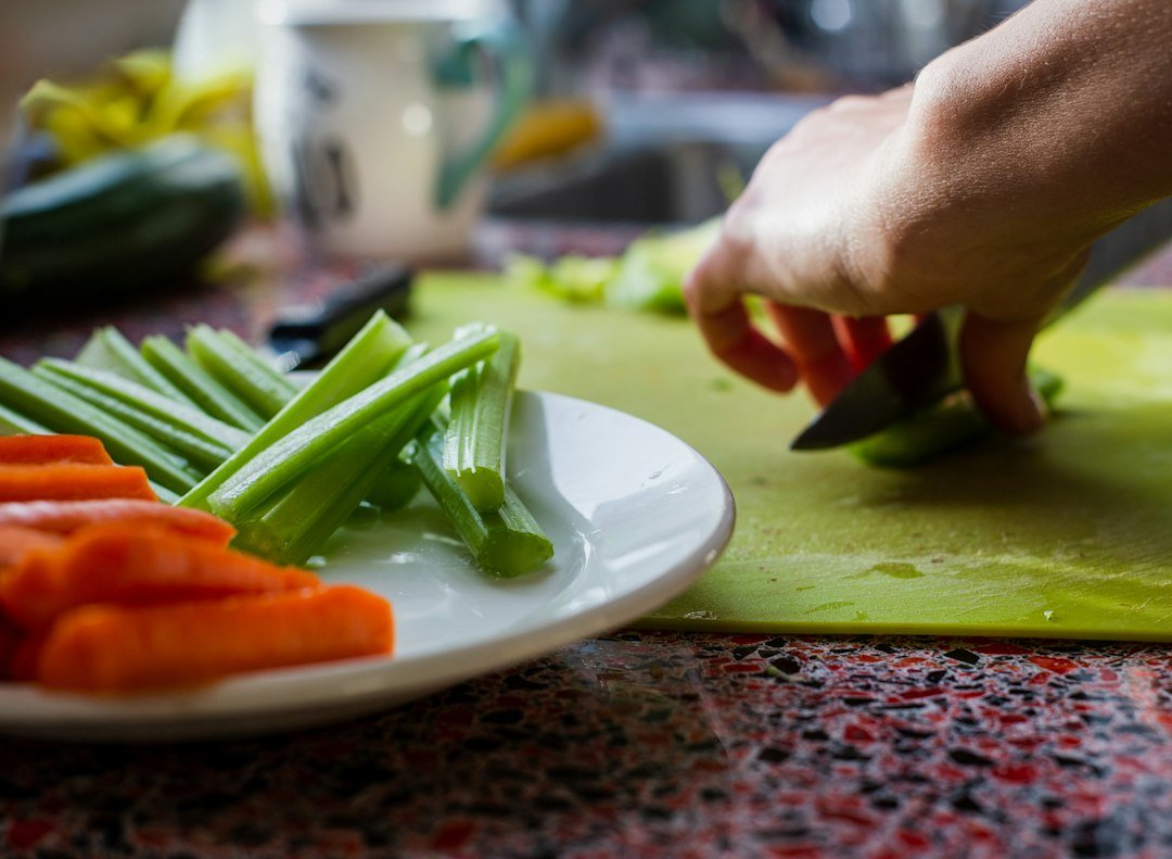 plate of vegetables